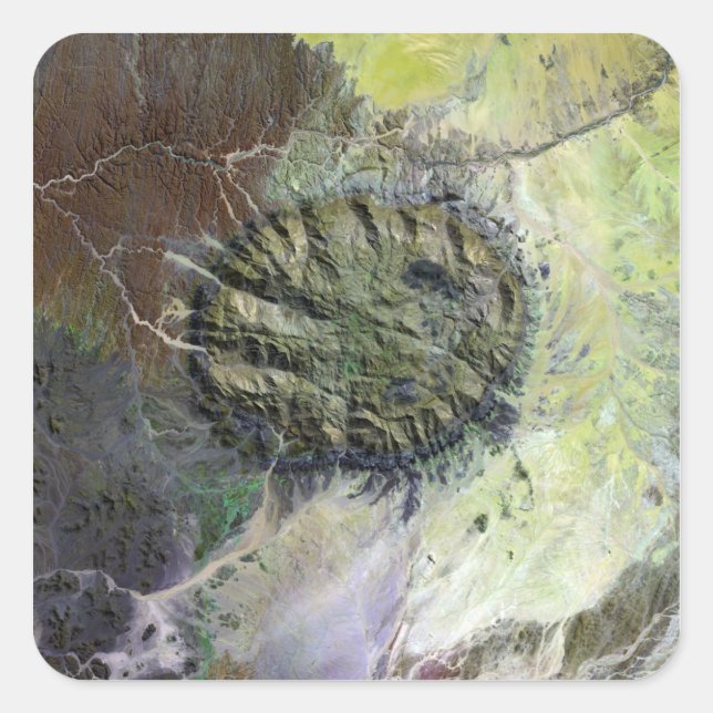 Adesivo Quadrado A Massif Brandberg no Norte da Namíbia (Frente)