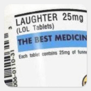 Adesivo Quadrado A melhor medicina