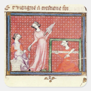 Adesivo Quadrado A mulher forte do giro das escrituras