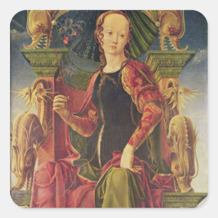 Adesivo Quadrado A Muse, c.1455-60