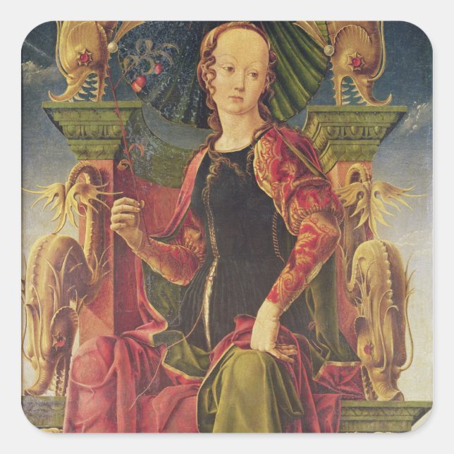 Adesivo Quadrado A Muse, c.1455-60 (Frente)