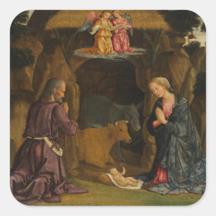 Adesivo Quadrado A natividade, 1480s