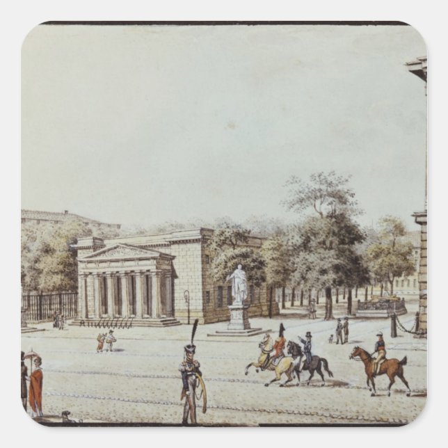 Adesivo Quadrado A nova Casa de Assédio, ao lado do Armário, Berlim (Frente)