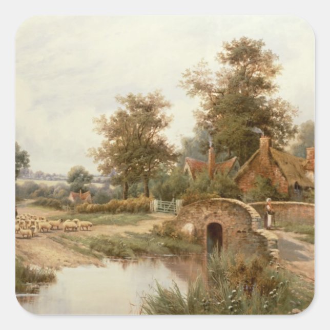 Adesivo Quadrado A Ovelha (Frente)