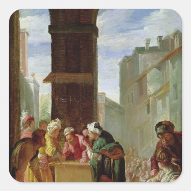 Adesivo Quadrado A parábola do Precioso (Frente)