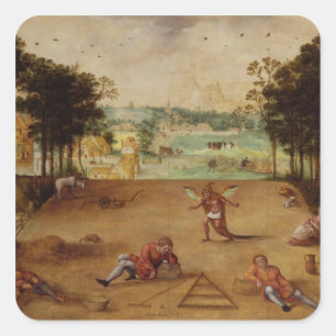 Adesivo Quadrado A parábola do trigo e dos Tares, 1540