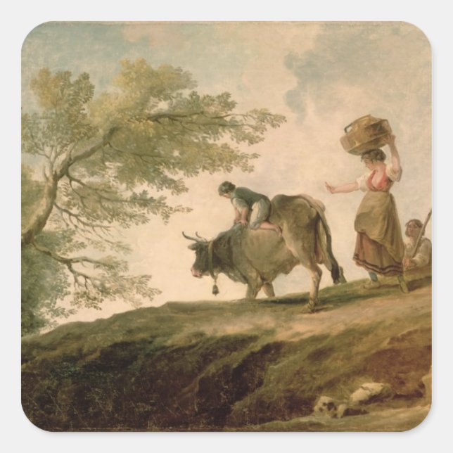 Adesivo Quadrado A Pastura (Frente)