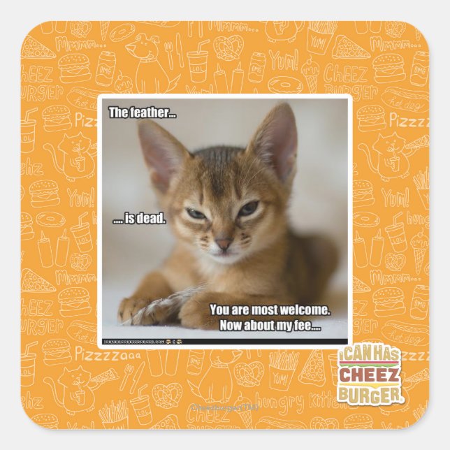 Adesivo Quadrado A pena está inoperante (Frente)