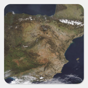 Adesivo Quadrado A península ibérica