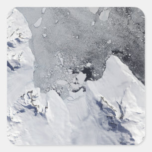 Adesivo Quadrado A ponta do norte da Ilha de Alexander