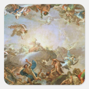 Adesivo Quadrado A queda do Giants que besieging Olympus, 1764 (oi