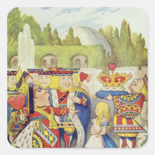 Adesivo Quadrado A rainha veio! E não é irritada. "