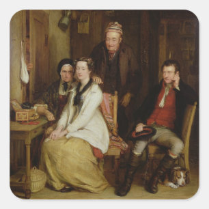 Adesivo Quadrado A recusa do "Duncan" de Burn