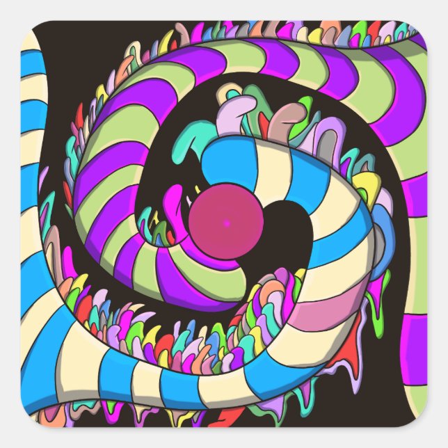 Adesivo Quadrado A reunião (Frente)