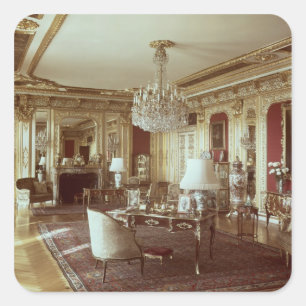 Adesivo Quadrado A sala de estar