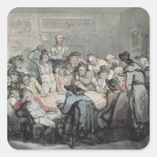 Adesivo Quadrado A sala de perigo