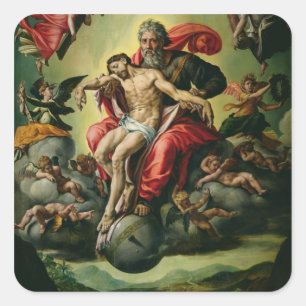 Adesivo Quadrado A Santa Trindade