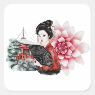 Adesivo Quadrado A Série Okinawa Design 36 