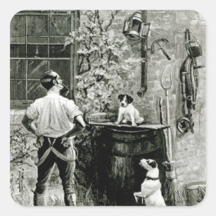 Adesivo Quadrado A sobrevivência do mais apto