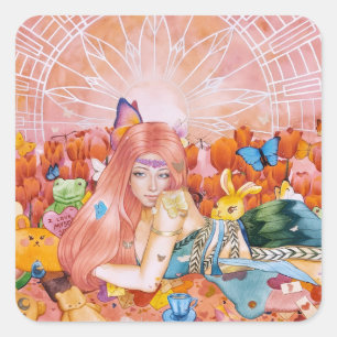 Adesivo Quadrado A Tarde