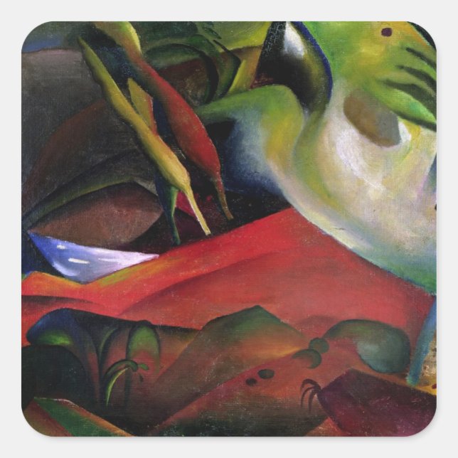 Adesivo Quadrado A Tempestade, 1911 (Frente)