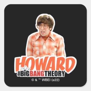 Adesivo Quadrado A Teoria do Big Bang Howard