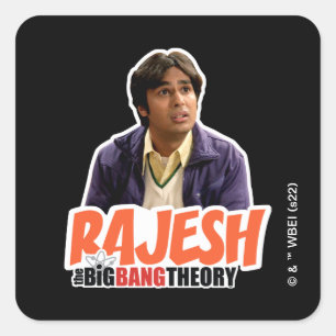 Adesivo Quadrado A Teoria do Big Bang Rajesh