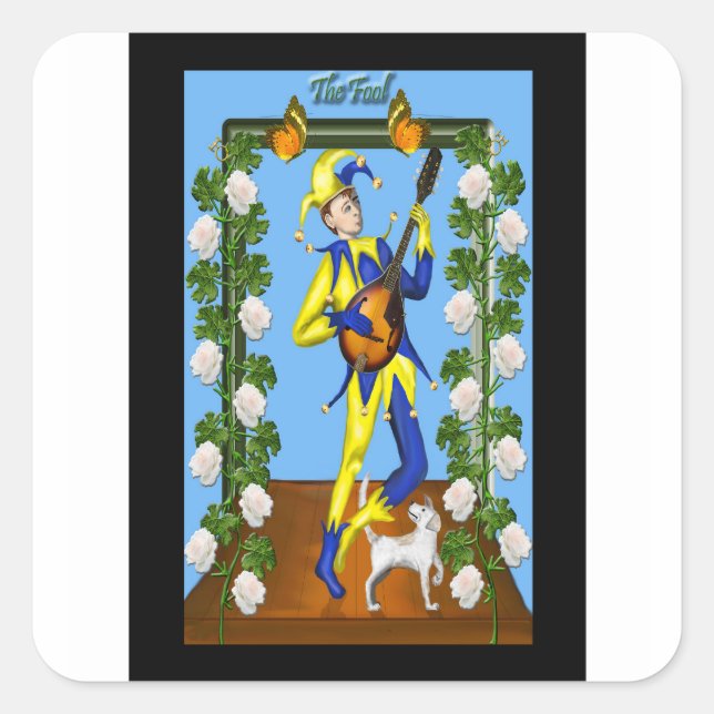 Adesivo Quadrado A Tolo - Sticker (Frente)