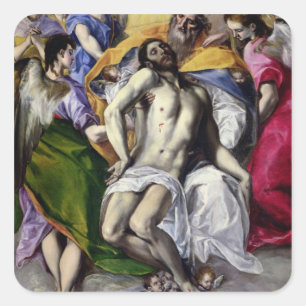 Adesivo Quadrado A trindade, 1577-79 (óleo em canvas)