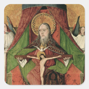 Adesivo Quadrado A trindade santamente do Altarpiece de Mosol