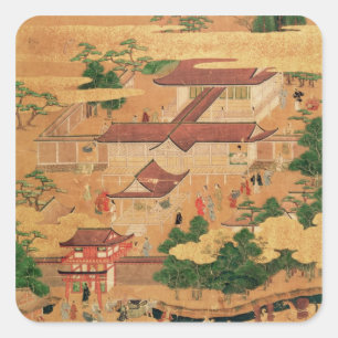 Adesivo Quadrado A vida e as passagens do Tribunal Japonês, Tosa