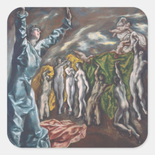 Adesivo Quadrado A visão de St John