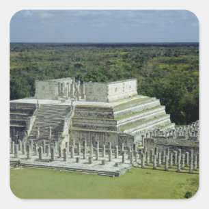 Adesivo Quadrado A vista do templo dos guerreiros posta o ANÚNCIO