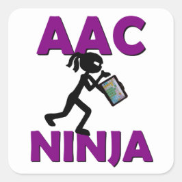 Adesivo Quadrado AAC Ninja Stickers
