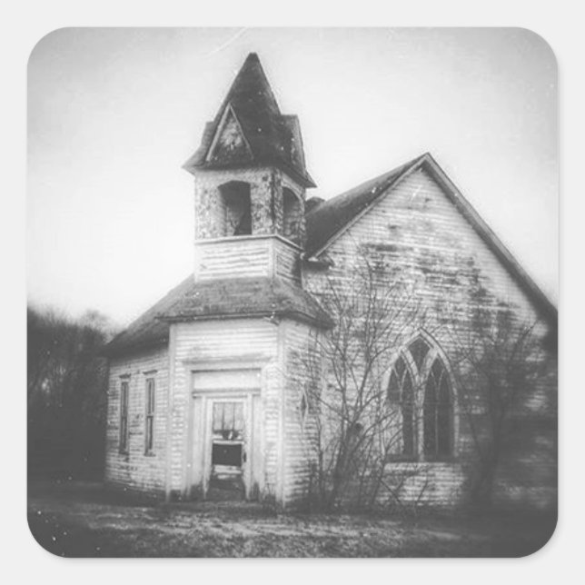 Adesivo Quadrado Abandonado (Frente)