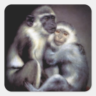 Adesivo Quadrado Abelard e Heloise