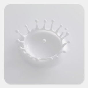 Adesivo Quadrado Abertura do leite