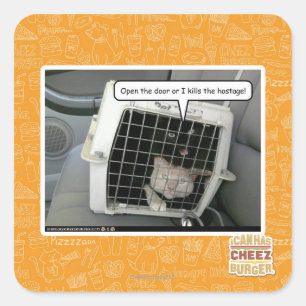 Adesivo Quadrado Abra a porta