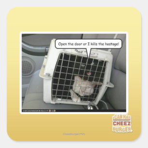 Adesivo Quadrado Abra a porta