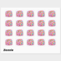 Abrace Fofo Kawaii Urso de Pelúcia Rosa Pastel Flo