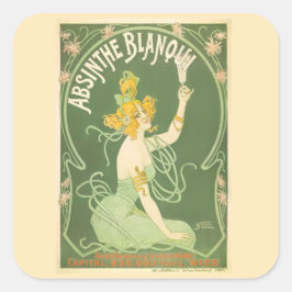 Adesivo Quadrado Absinthe Blanqui Nover Fine Art