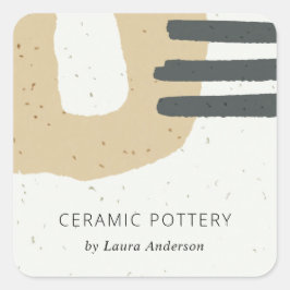 ADESIVO QUADRADO ABSTRATO CERAMIC TEXTURA OCHRE AMARELO ESPECIFICAD