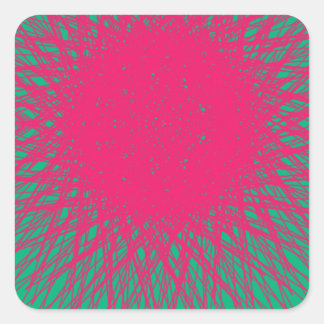Adesivo Quadrado abstrato rosa