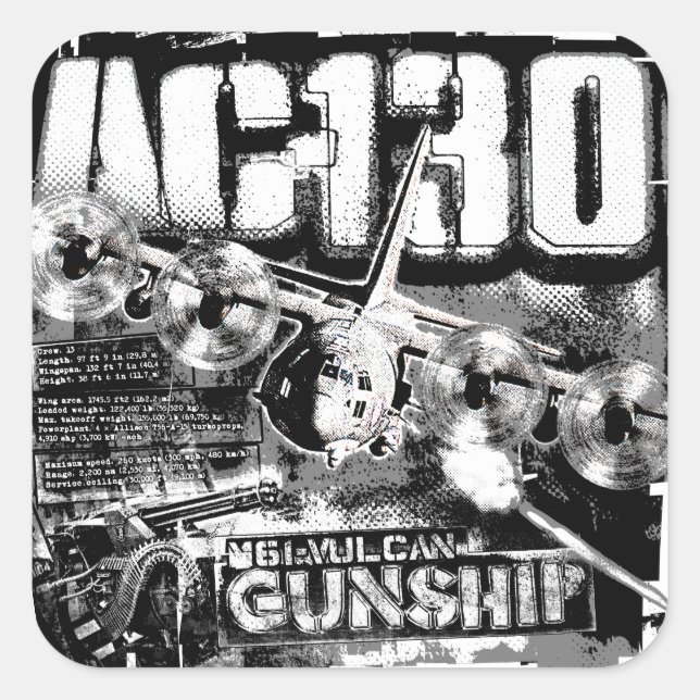 ADESIVO QUADRADO AC-130 (Frente)