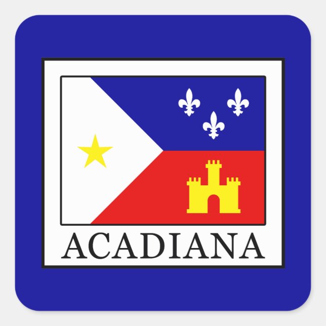 Adesivo Quadrado Acadiana (Frente)