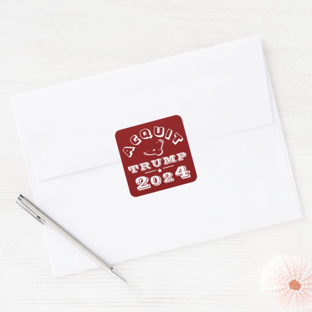 Adesivo Quadrado Acessar TRUMP 2024 (Envelope)