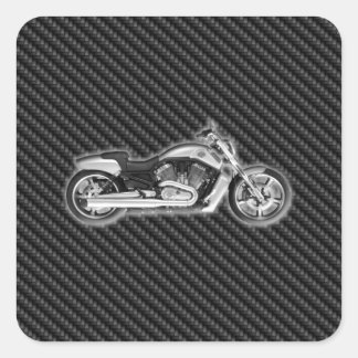 Adesivo Quadrado Acessório de Motocicleta 3D de Carbono Harley