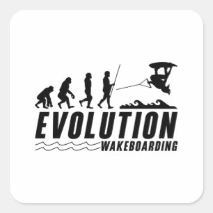 Adesivo Quadrado Acordar de Wakeboard Evolutivo Wakeboard