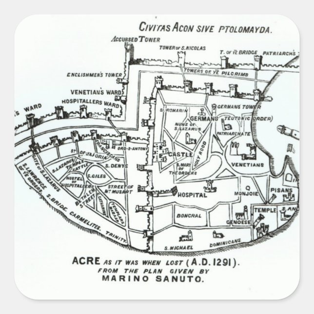 Adesivo Quadrado Acre como estava quando perdido (Frente)