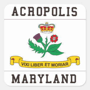 Adesivo Quadrado Acrópole Maryland